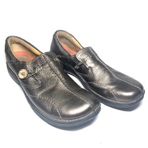 ClarksUnstructured Un.Loop LoaferWomen 8.5N Button